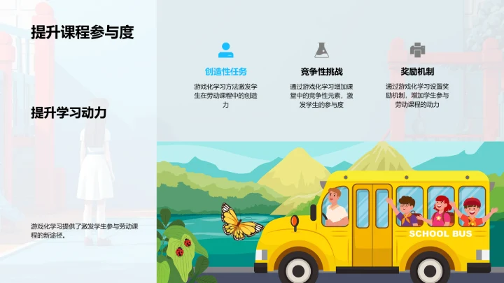 游戏化劳动教育法PPT模板