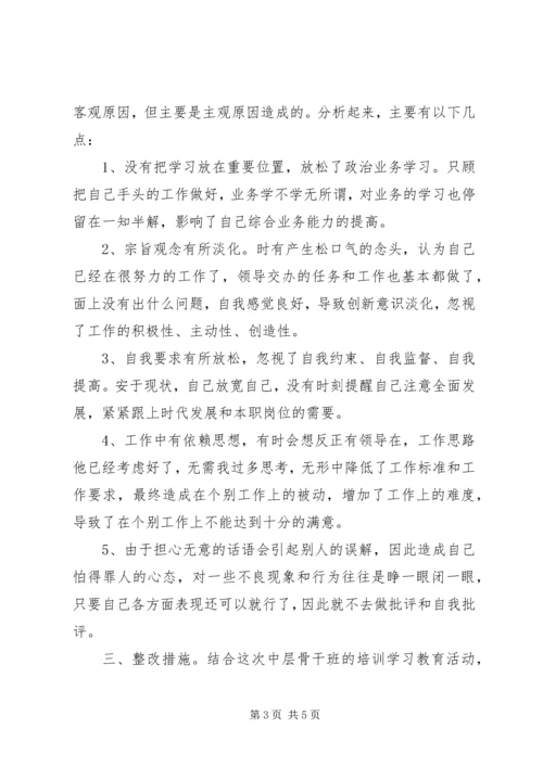作风建设个人剖析材料 (4).docx