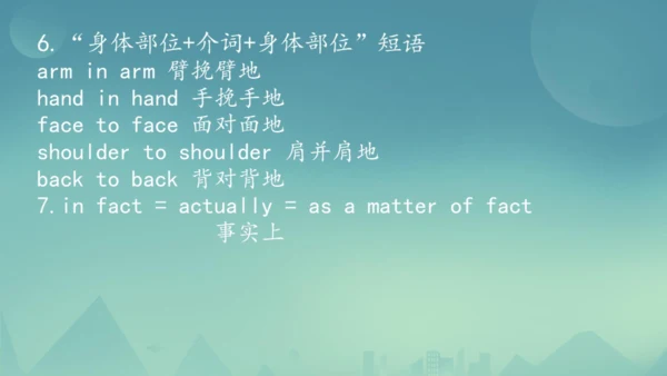 Module 11 Body language Module11 本模块综合与测试