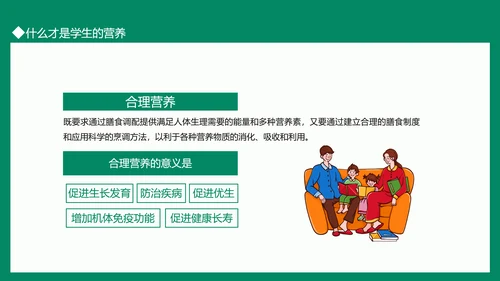 学生营养日活动及营养知识PPT模板