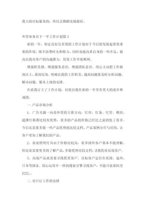 外贸业务员下一年工作计划(精选7篇).docx
