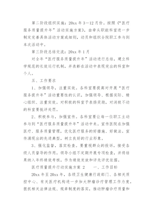 医疗质量提升行动实施方案.docx