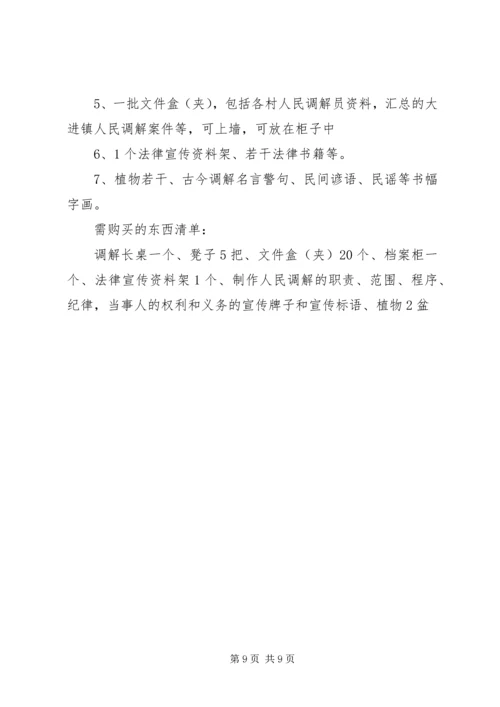 人民调解室工作规范.docx