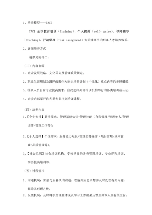 公司的人才梯队建设储备方案.docx