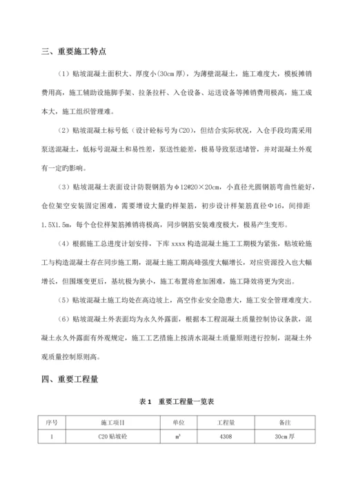 进出水口贴坡砼施工方案.docx