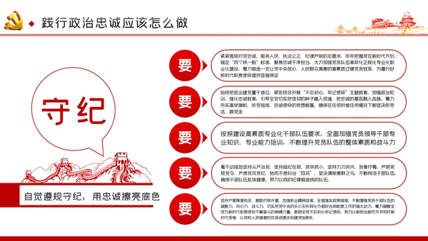 对党忠诚以政治忠诚坚定维护核心党建党课ppt