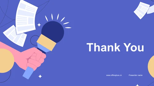 蓝色插画大学社团职位竞选PPT模板