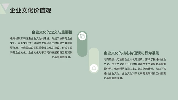 绿色清新风电商企业简介PPT模板