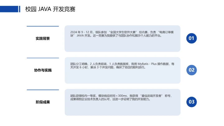 计算机科学与技术专业大学生求职个人能力综合展示职业生涯规划