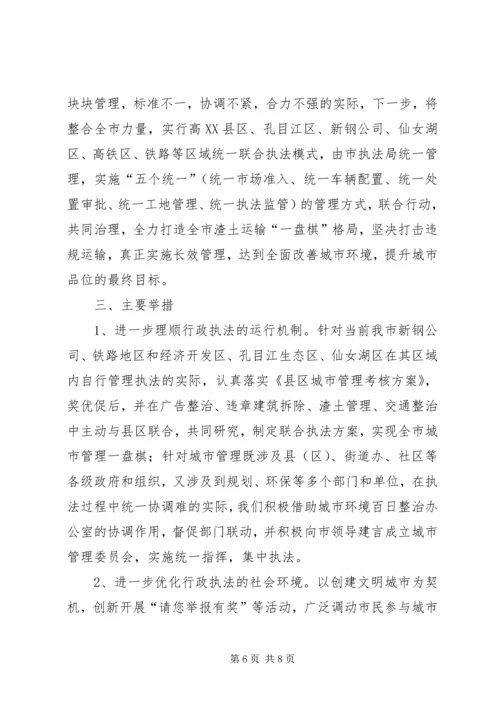 城管局门前三包工作汇报2篇.docx
