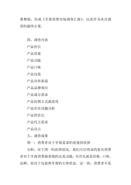 大学生牙膏消费市场调查报告.docx