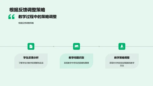 实习生科学教学实践PPT模板