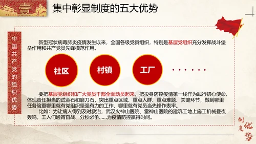 中国特色社会主义制度优势PPT模板