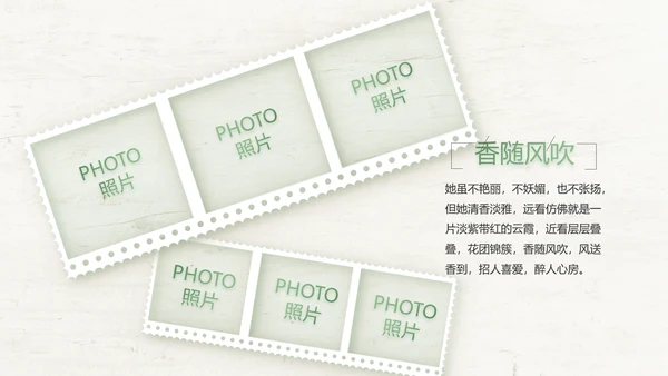 绿色清新致青春毕业季大学毕业纪念册相册PPT