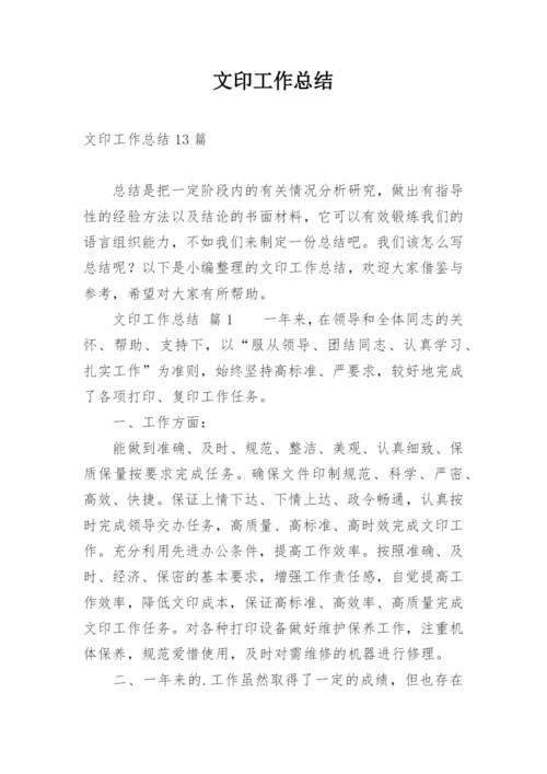 文印工作总结.docx