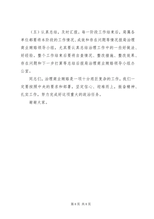 在全市建设系统治理商业贿赂动员大会上的讲话.docx