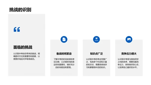 中考学习方法讲解PPT模板