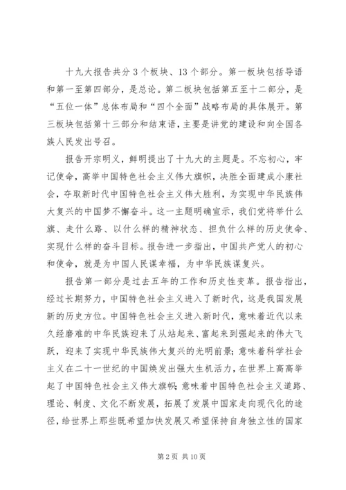 党的十九大学习传达提纲.docx