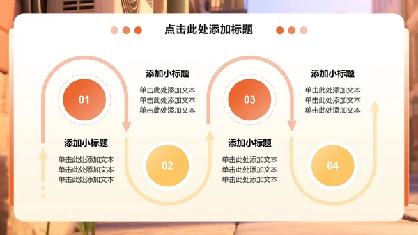 橙黄色插画风校园用电安全教育主题班会PPT模板