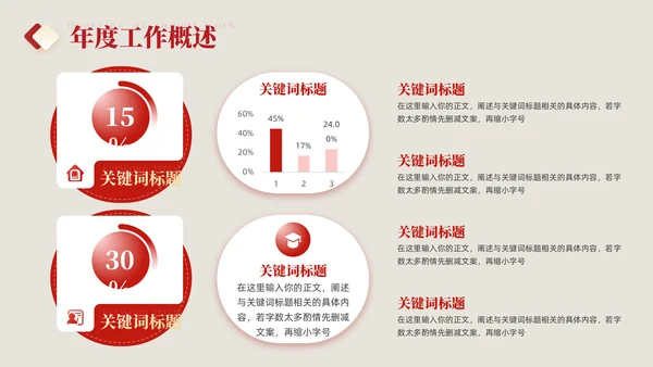 国有企业政务部门年终总结通用PPT模板