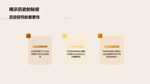 历史的探究与应用