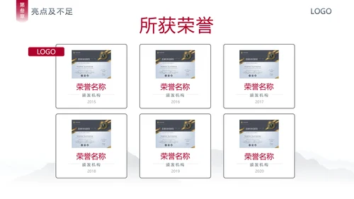 风云城市世界著名地标年终汇报通用PPT模板