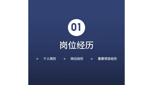 创意个性岗位竞聘个人介绍PPT模板