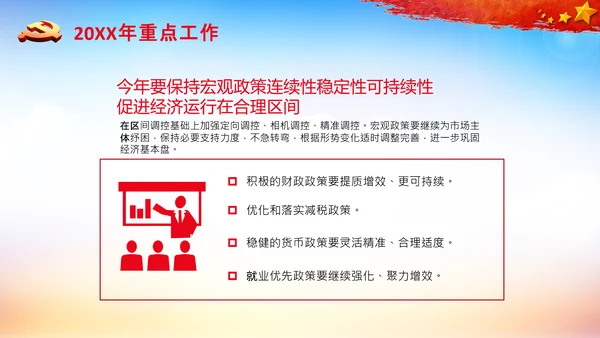 全国两会政府工作报告要点解读PPT