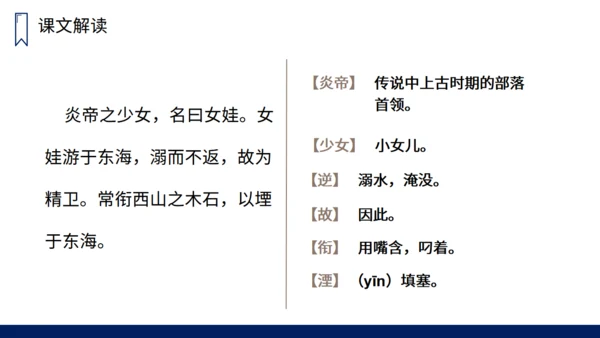 人教版小学语文精卫填海通用PPT课件