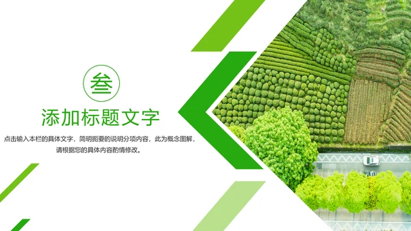 绿色唯美新农村建设乡村旅游宣传PPT模板