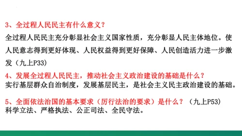 第二单元《民主与法治》复习课件