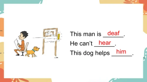 Module 7 Unit 2  This little girl can't walk.课件(共3