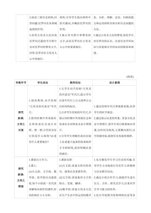 【2024秋统编九上历史精讲课堂（教案+素材）】第1课 古代埃及  课件