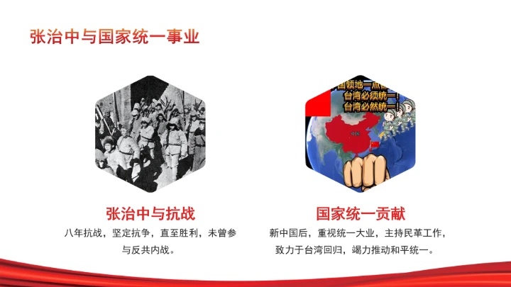 党课红色故事张治中事迹学习PPT课件