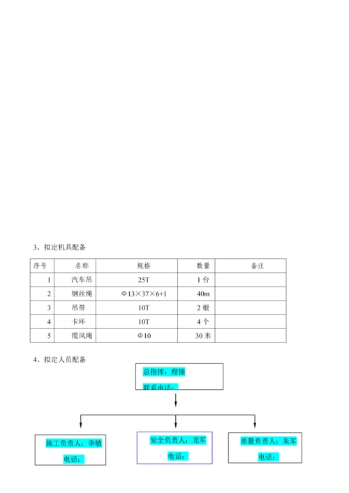 吊装专题方案新.docx