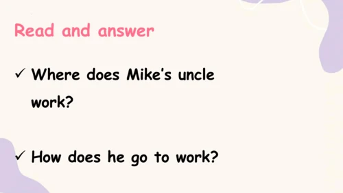 Unit 5 What does he do? PB Let's talk 课件+素材(共32张PP