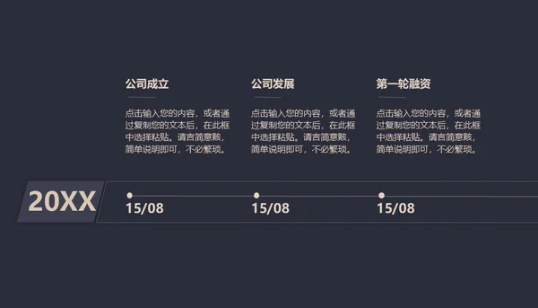 黑金创业融资商业计划书通用PPT母版