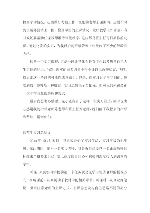 师范生实习总结汇编15篇.docx