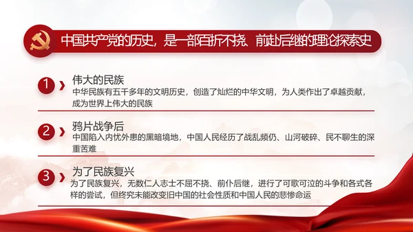 党建党支部年终工作总结汇报PPT党课