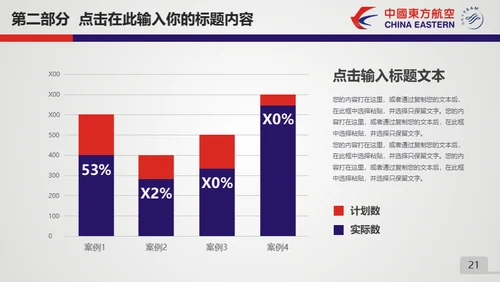 东方航空公司动态通用PPT模板