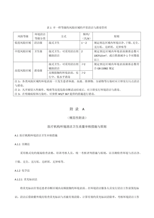 医疗机构环境表面清洁与消毒管理规范..docx