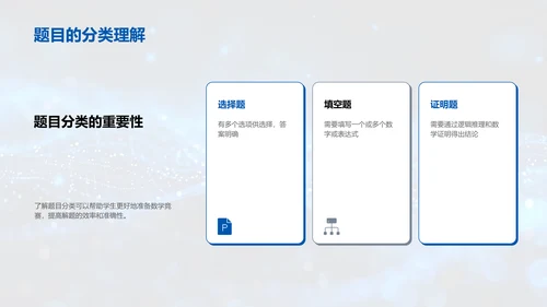数学竞赛解析PPT模板