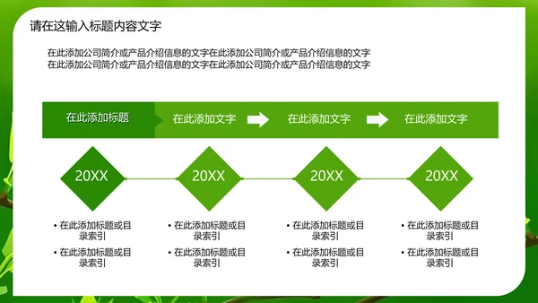 万物苏醒成长嫩芽ppt动态模板
