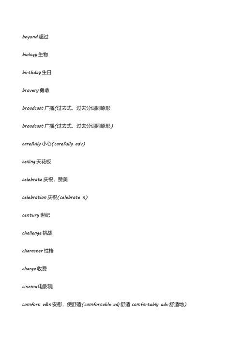 2023年高中必背重点单词.docx