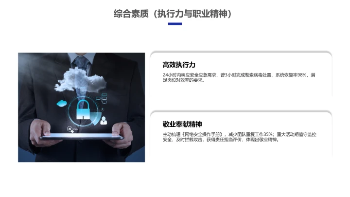 彩色科技风计算机科学与技术专业大学生求职个人能力综合展示职业生涯规划PPT模版