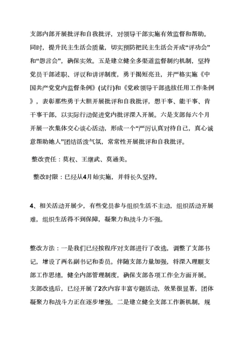 活动专项方案之整改专项方案的组织保障.docx