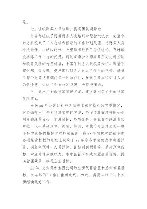 财务负责人述职述廉报告.docx