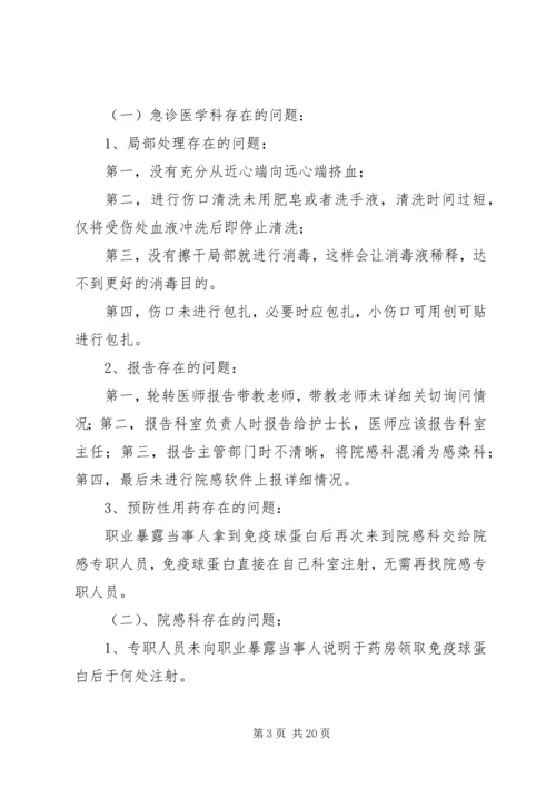 职业暴露应急处置演练方案.docx