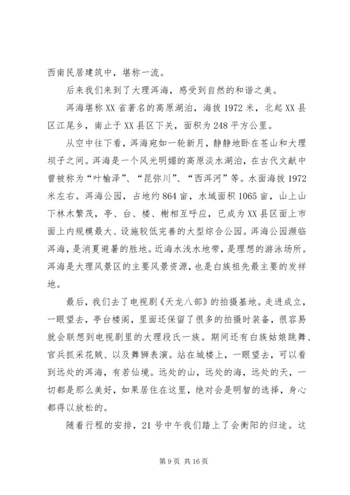 云南西双版纳写生考察报告.docx