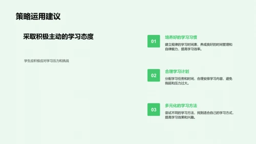 学习压力应对报告PPT模板